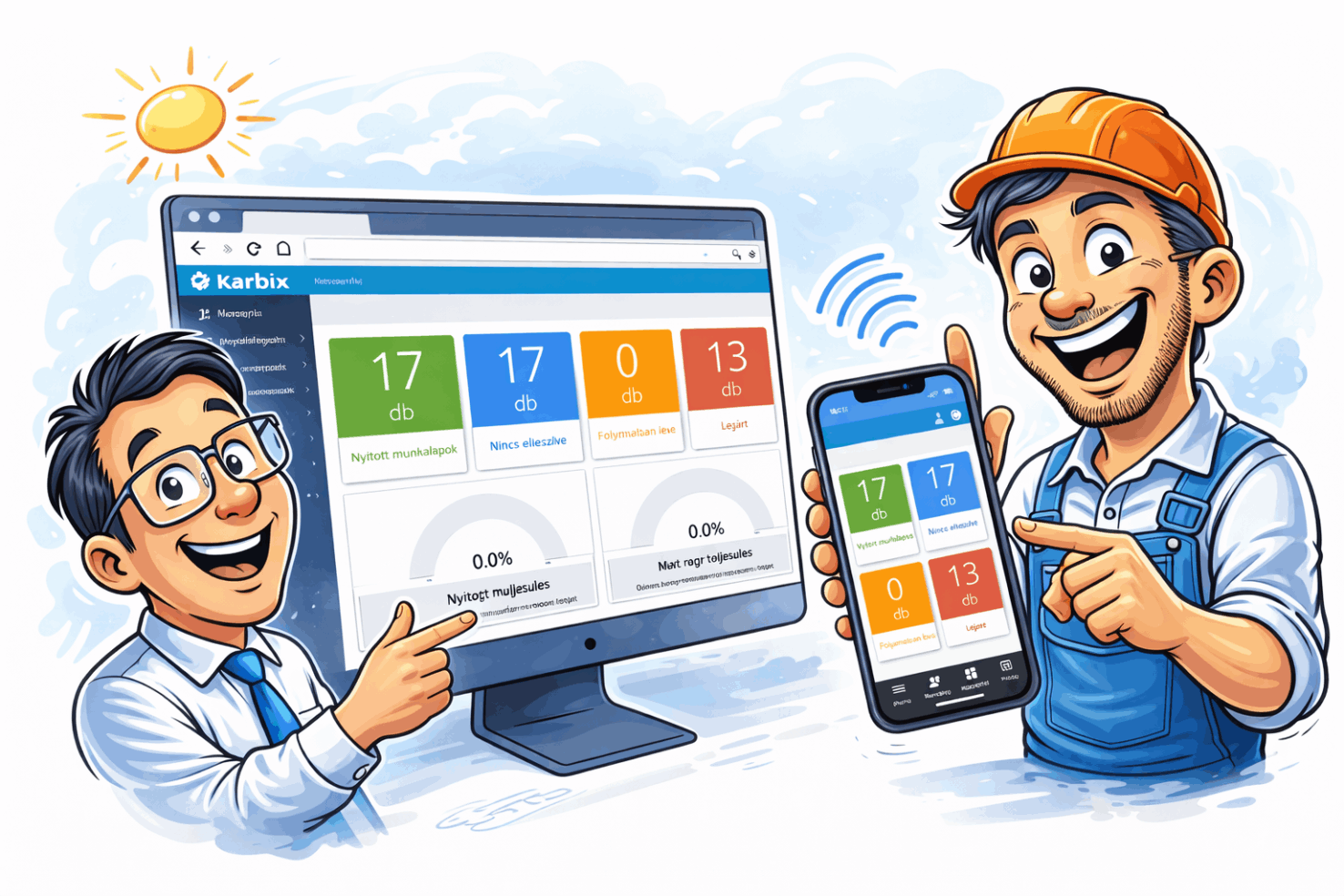 Karbix CMMS dashboard